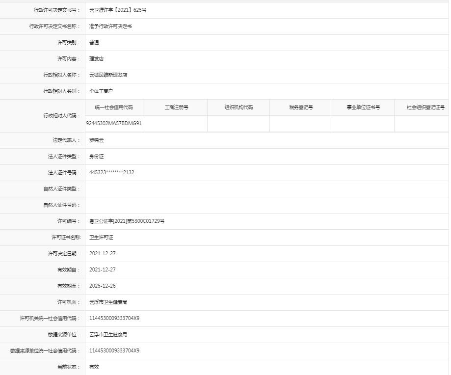 《公共场所》普通【云城区维斯理发店】.jpg